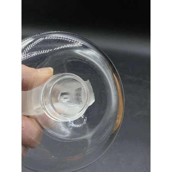 Lalique France Signed Birds Crystal Ring Trinket Dish Deux Colombes Kissing - Picture 5 of 11